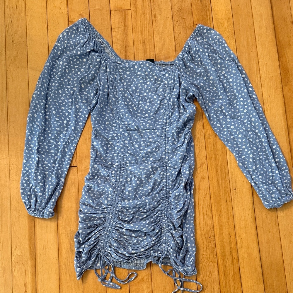 Wild Fable Blue Floral Dress